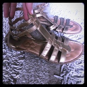Born gladiator leather sandals